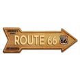 thumbnail image 1 of SignMission Decal Art Route 66 Decal Indoor/ Outdoor Decor 24" Direction Sticker Vinyl Wall Decals, 1 of 3