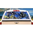 thumbnail image 1 of SignMission Motocross Rear Window Graphic truck view thru vinyl decal HD Graphics Professional Grade Material Universal Fit for Full Size Trucks Weatherproof & Car Wash Safe Made In The, 1 of 3
