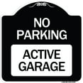 thumbnail image 1 of SignMission Designer Series Sign - Active Garage | Black & White 18" X 18" Heavy-Gauge Aluminum Architectural Sign | Protect Your Business & Municipality | Made in the USA, 1 of 4