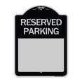 thumbnail image 1 of SignMission Designer Series Sign - Blank Reserved Parking | Black & Silver 18" x 24" Heavy-Gauge Aluminum Architectural Sign | Protect Your Business & Municipality | Made in the USA, 1 of 4
