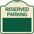 thumbnail image 1 of SignMission Designer Series Sign - Blank Reserved Parking | Tan & Green 18" X 18" Heavy-Gauge Aluminum Architectural Sign | Protect Your Business & Municipality | Made in the USA, 1 of 4
