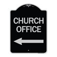 thumbnail image 1 of SignMission Designer Series Sign - Church Office | Black & Silver 18" x 24" Heavy-Gauge Aluminum Architectural Sign | Protect Your Business & Municipality | Made in the USA, 1 of 4