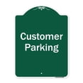thumbnail image 1 of SignMission Designer Series Sign - Customer Parking 2 | Green & White 18" x 24" Heavy-Gauge Aluminum Architectural Sign | Protect Your Business & Municipality | Made in the USA, 1 of 4