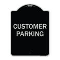 thumbnail image 1 of SignMission Designer Series Sign - Customer Parking | Black & Silver 18" x 24" Heavy-Gauge Aluminum Architectural Sign | Protect Your Business & Municipality | Made in the USA, 1 of 4