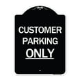 thumbnail image 1 of SignMission Designer Series Sign - Customer Parking Only | Black & White 18" x 24" Heavy-Gauge Aluminum Architectural Sign | Protect Your Business & Municipality | Made in the USA, 1 of 4