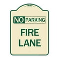 thumbnail image 1 of SignMission Designer Series Sign - Delaware No Parking Fire Lane | Tan & Green 18" x 24" Heavy-Gauge Aluminum Architectural Sign | Protect Your Business & Municipality | Made in the USA, 1 of 4