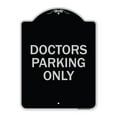 thumbnail image 1 of SignMission Designer Series Sign - Doctors Parking Only | Black & Silver 18" x 24" Heavy-Gauge Aluminum Architectural Sign | Protect Your Business & Municipality | Made in the USA, 1 of 4