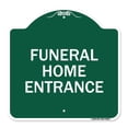 thumbnail image 1 of SignMission Designer Series Sign - Entrance Sign Funeral Home Entrance | Green & White 18" X 18" Heavy-Gauge Aluminum Architectural Sign | Protect Your Business & Municipality | Made in, 1 of 4