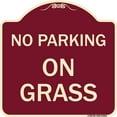 thumbnail image 1 of SignMission Designer Series Sign - On Grass | Burgundy 18" X 18" Heavy-Gauge Aluminum Architectural Sign | Protect Your Business & Municipality | Made in the USA, 1 of 4