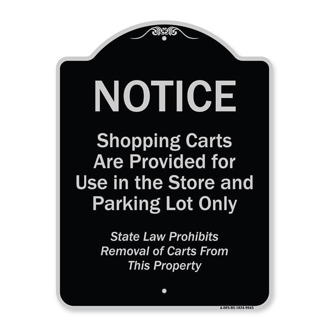 SignMission A-DES-BS-1824-9943 18 x 24 in. Designer Series Sign ...