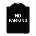 thumbnail image 1 of SignMission Designer Series Sign - No Parking | Black & White 18" x 24" Heavy-Gauge Aluminum Architectural Sign | Protect Your Business & Municipality | Made in the USA, 1 of 4