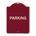 thumbnail image 1 of SignMission Designer Series Sign - Parking | Burgundy 18" x 24" Heavy-Gauge Aluminum Architectural Sign | Protect Your Business & Municipality | Made in the USA, 1 of 4