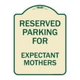thumbnail image 1 of SignMission Designer Series Sign - Parking Reserved for Expectant Mothers | Tan & Green 18" x 24" Heavy-Gauge Aluminum Architectural Sign | Protect Your Business & Municipality | Made, 1 of 4