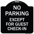 thumbnail image 1 of SignMission Designer Series Sign - Parking Reserved for Guests Only | Black & White 18" X 18" Heavy-Gauge Aluminum Architectural Sign | Protect Your Business & Municipality | Made in, 1 of 4