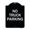 thumbnail image 1 of SignMission Designer Series Sign - No Parking Sign No Truck Parking | Black & White 18" x 24" Heavy-Gauge Aluminum Architectural Sign | Protect Your Business & Municipality | Made in, 1 of 4