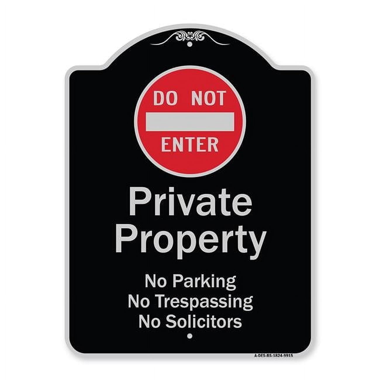 SignMission A-DES-BS-1824-9915 18 x 24 in. Designer Series Sign ...