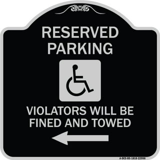 Explore Durable Reserved Parking Signs for Home and Business Use