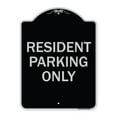 thumbnail image 1 of SignMission Designer Series Sign - Resident Parking Only | Black & Silver 18" x 24" Heavy-Gauge Aluminum Architectural Sign | Protect Your Business & Municipality | Made in the USA, 1 of 4