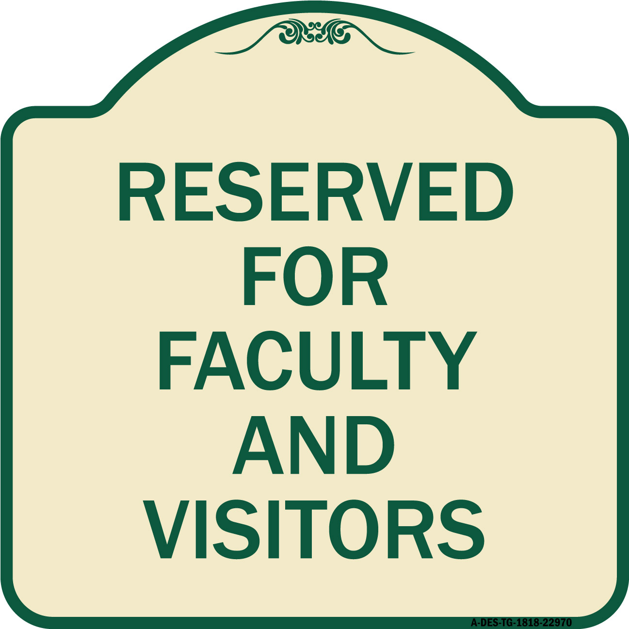 Reserved For Lessons Sign SignMission Designer Series Sign - School Parking Sign Reserved for ...