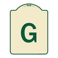 thumbnail image 1 of SignMission Designer Series Sign - Sign with Letter G | Tan & Green 18" x 24" Heavy-Gauge Aluminum Architectural Sign | Protect Your Business & Municipality | Made in the USA, 1 of 4
