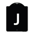 thumbnail image 1 of SignMission Designer Series Sign - Sign with Letter J | Black & White 18" x 24" Heavy-Gauge Aluminum Architectural Sign | Protect Your Business & Municipality | Made in the USA, 1 of 4