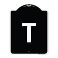 thumbnail image 1 of SignMission Designer Series Sign - Sign with Letter T | Black & White 18" x 24" Heavy-Gauge Aluminum Architectural Sign | Protect Your Business & Municipality | Made in the USA, 1 of 4