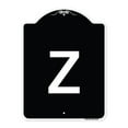 thumbnail image 1 of SignMission Designer Series Sign - Sign with Letter Z | Black & White 18" x 24" Heavy-Gauge Aluminum Architectural Sign | Protect Your Business & Municipality | Made in the USA, 1 of 4