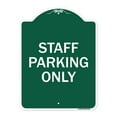 thumbnail image 1 of SignMission Designer Series Sign - Staff Parking Only | Green & White 18" x 24" Heavy-Gauge Aluminum Architectural Sign | Protect Your Business & Municipality | Made in the USA, 1 of 4
