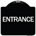 thumbnail image 1 of SignMission Designer Series Sign - Traffic Entrance Sign Entrance | Black & White 18" X 18" Heavy-Gauge Aluminum Architectural Sign | Protect Your Business & Municipality | Made in the, 1 of 4
