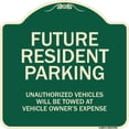 thumbnail image 1 of SignMission A-DES-G-1818-9746 Designer Series Sign - Unauthorized Vehicles Will Be Towed, 1 of 4