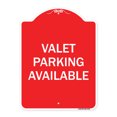 thumbnail image 1 of SignMission Designer Series Sign - Valet Parking Available | Red & White 18" x 24" Heavy-Gauge Aluminum Architectural Sign | Protect Your Business & Municipality | Made in the USA, 1 of 4