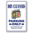 thumbnail image 1 of DRY CLEANERS Aluminum Sign parking Aluminum Signs cleaning cleaner laundry presser | Indoor/Outdoor | 10" Tall, 1 of 4