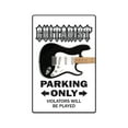 thumbnail image 1 of Electric Guitar Novelty Aluminum Sign | Indoor/Outdoor | Funny Home Décor for Garages, Living Rooms, Bedroom, Offices | SignMission Parking Guitarist Gift Gag Funny Rock Music Drum Sign, 1 of 4
