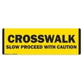 thumbnail image 1 of Crosswalk Non-Slip Floor Marker | 6" X 18" Vinyl Decal | Protect Your Business, Work Place & Customers |  Made in The USA, 1 of 3