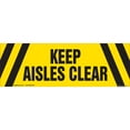 thumbnail image 1 of Keep Aisle Clear Non-Slip Floor Marker | 6" X 18" Vinyl Decal | Protect Your Business, Work Place & Customers |  Made in The USA, 1 of 3