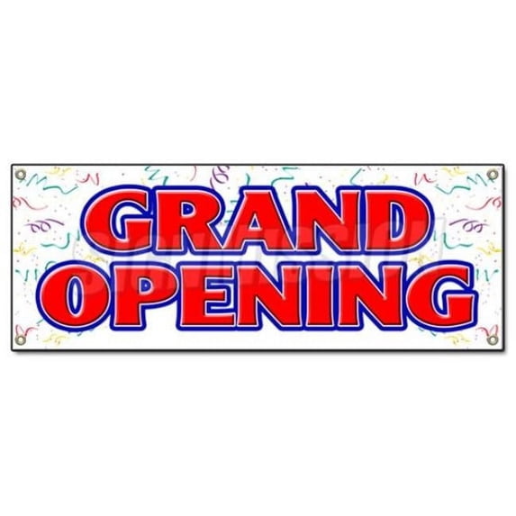 SignMission Grand Opening Banner Sign