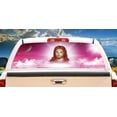 thumbnail image 1 of SignMission Jesus Rear Window Graphic truck view thru vinyl decal HD Graphics Professional Grade Material Universal Fit for Full Size Trucks Weatherproof & Car Wash Safe Made In The, 1 of 3