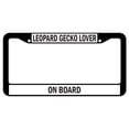 thumbnail image 1 of SignMission Leopard Gecko Lover On Board Plastic License Plate Frame, License Tag Holder 12" X 6" Fits Any Car, Truck, SUV, RV, or Trailer | Made in The USA, 1 of 1