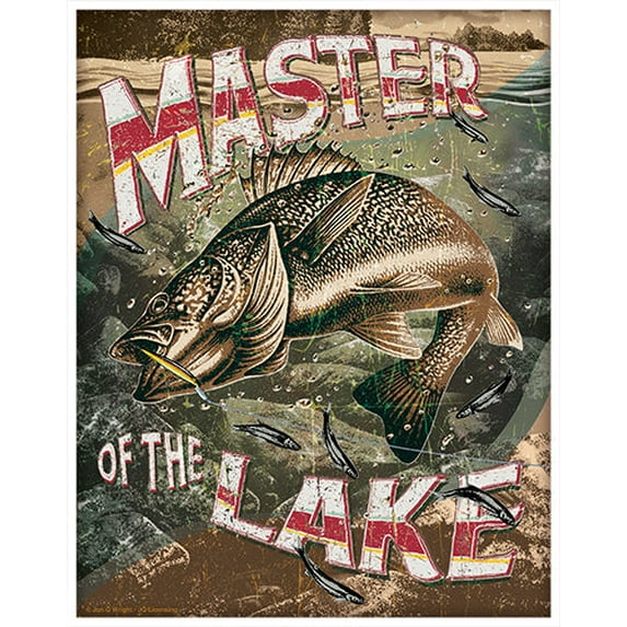 Master Of The Lake Novelty Sign | Indoor/Outdoor | Funny Home Décor for Garages, Living Rooms, Bedroom, Offices | SignMission personalized gift Wall Plaque Decoration