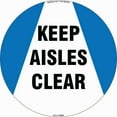 thumbnail image 1 of Coronavirus Keep Aisle Clear Non-Slip Floor Graphic | 3 Pack of Vinyl Decal | Protect Your Business, Work Place & Customers |  Made in The USA, 1 of 2