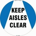 thumbnail image 1 of Coronavirus Keep Aisle Clear Non-Slip Floor Graphic | 6 Pack of Vinyl Decal | Protect Your Business, Work Place & Customers |  Made in The USA, 1 of 2