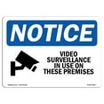 thumbnail image 1 of SignMission Notice Video Surveillance in Use on These Premises OSHA Decal Sign, 1 of 4