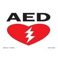 thumbnail image 1 of SignMission OS-CL-D-710-L-19998 OSHA Aed Vinyl Decal Sign, 1 of 1