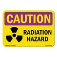 thumbnail image 1 of SignMission OS-CR-D-1014-L-10185 OSHA Caution Radiation Sign - Radiation Hazard, 1 of 5