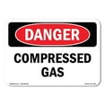 thumbnail image 1 of SignMission OS-DS-A-1824-L-1076 18 x 24 in. OSHA Danger Sign - Compressed Gas, 1 of 6