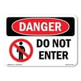 thumbnail image 1 of SignMission OS-DS-A-1824-L-1131 18 x 24 in. OSHA Danger Sign - Do Not Enter, 1 of 6