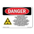 thumbnail image 1 of SignMission OS-DS-A-1824-L-1640 18 x 24 in. OSHA Danger Sign - Beyond This Point Radio Frequency Fields, 1 of 6