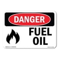 thumbnail image 1 of SignMission OS-DS-A-1824-L-2019 18 x 24 in. OSHA Danger Sign - Fuel Oil, 1 of 6
