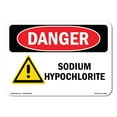 thumbnail image 1 of SignMission OS-DS-A-1824-L-2042 18 x 24 in. OSHA Danger Sign - Sodium Hypochlorite, 1 of 6