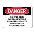 thumbnail image 1 of SignMission OS-DS-A-1824-L-2108 18 x 24 in. OSHA Danger Sign - Injury or Death Can Occur without Using, 1 of 6